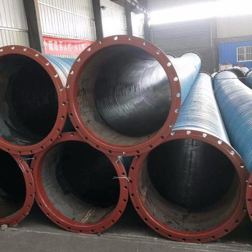 金泽公司 厂家生产 大口径吸排泥浆胶管 大口径法兰胶管